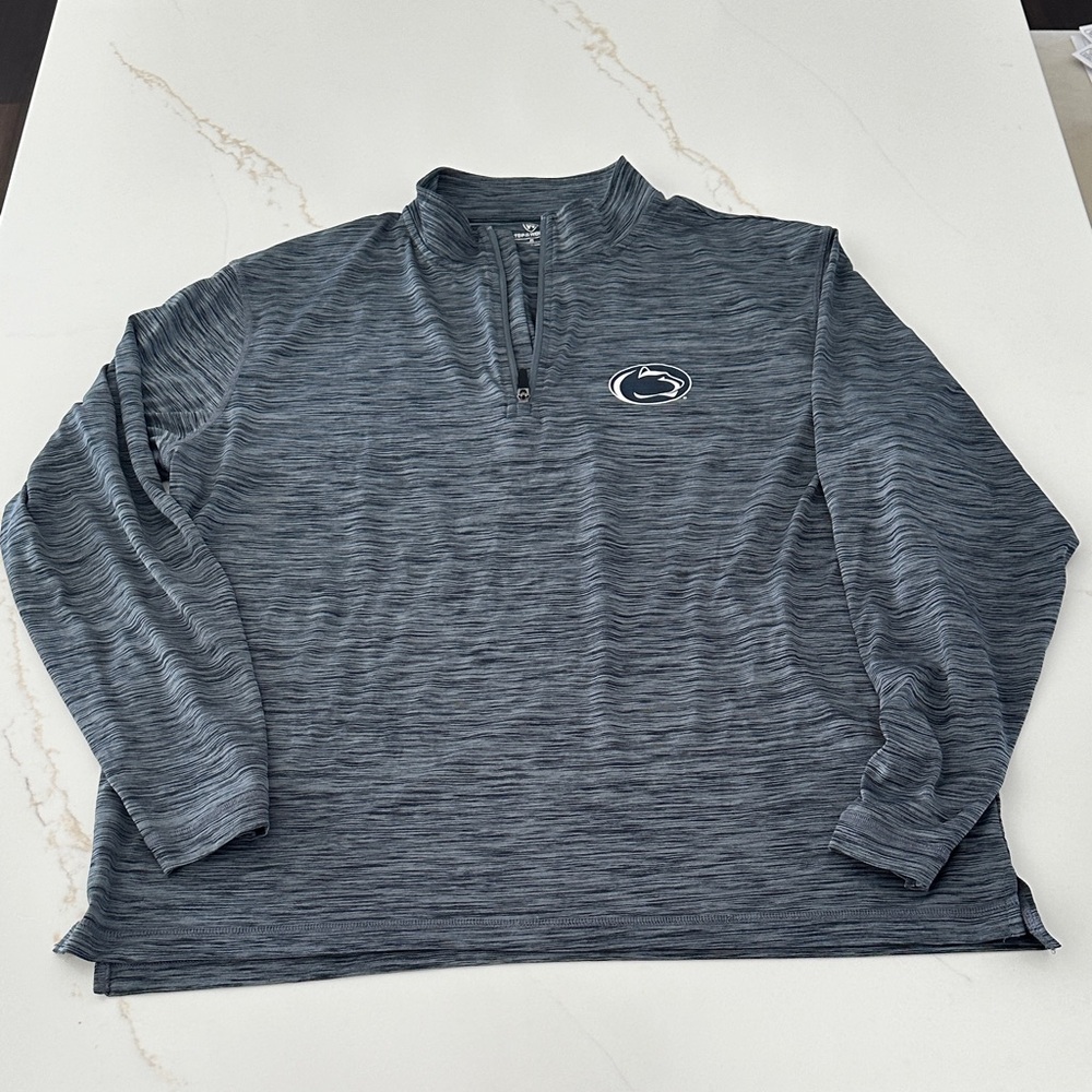 Gray Penn State Quarter-Zip Pullover XL